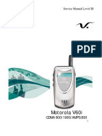 Motorola V60i: Service Manual Level III