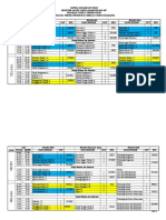 Jadwal Kuliah Semester Ganjil 2018-2019