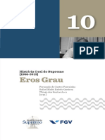 História Oral Do Supremo - Volume 10 - Eros Grau PDF