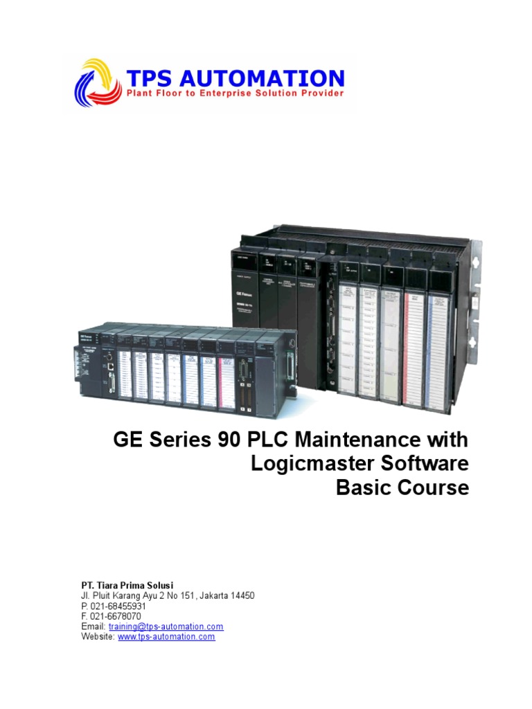 Series 90 Plc Maintenance With Logicmaster 90 Pdf Programmable