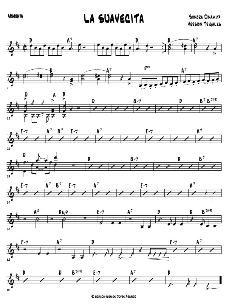 La Suavecita Voz Armonia Pdf Pdf