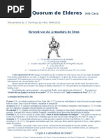 Treinamento Armadura de Deus