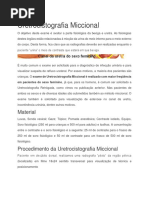 Uretrocistografia Miccional
