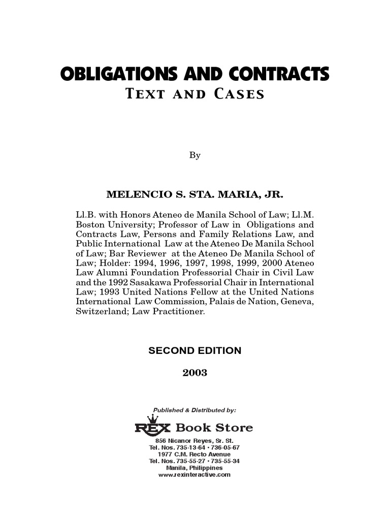 Civil Code IV (Sta. Maria) 2010 PDF | PDF | Laches (Equity) | Legal ...