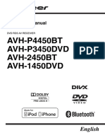 Operating Manual (Avh-P4450bt - Avh-P3450dvd - Avh-2450bt - Avh-1450dvd) - Eng PDF