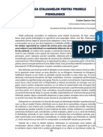 Crearea Etaloanelor Pentru Testele Psihologice PDF