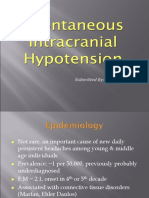 Intracranial Hypotension