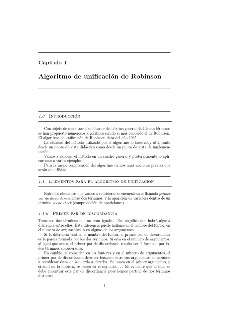 2.6 Metodo de Resolucion de Robinson | PDF | Programa de computadora ...