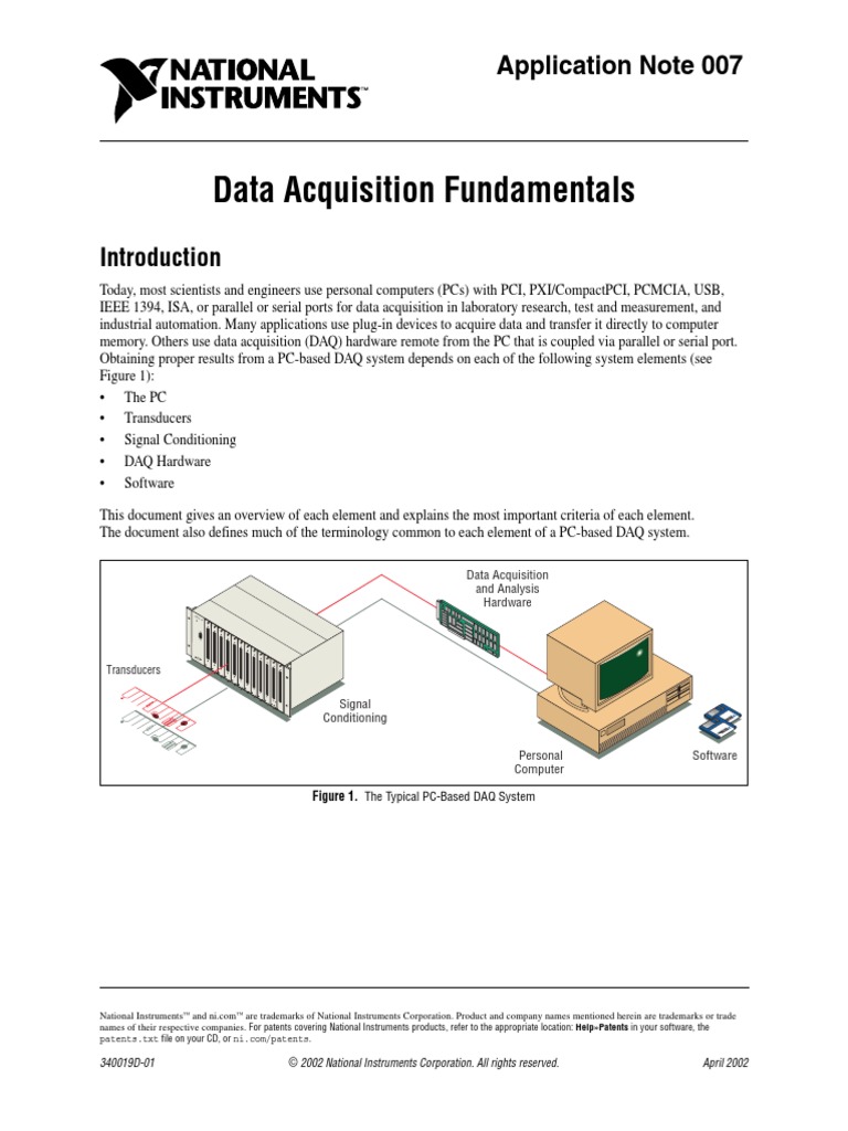 Data Acqusition - National PDF | PDF | Analog To Digital Converter ...