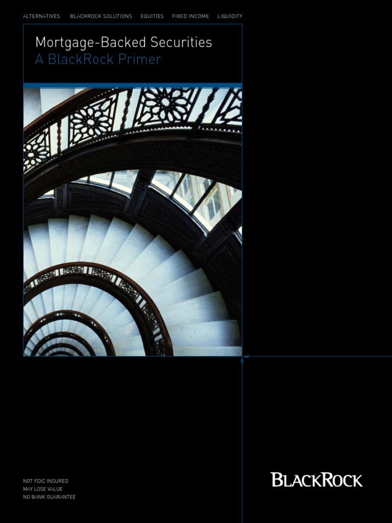 BlackRock MBS Primer PDF Mortgage Backed Security Fannie Mae