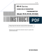 Chino Ir H Series Thermometer Manual PDF