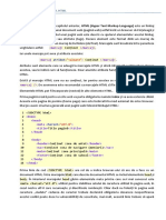Limbajul HTML PDF