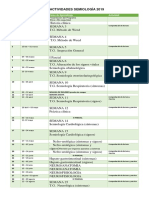 Calendario Actividades Semiologia 2019pdf PDF