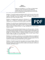 Problemas CINEMATICA PDF
