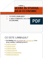 Limbajul Economic