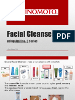 Facial Cleanser: Using Amilite G Series