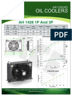 Datasheet of ACE Air Cooked Oil Cooler AH1428