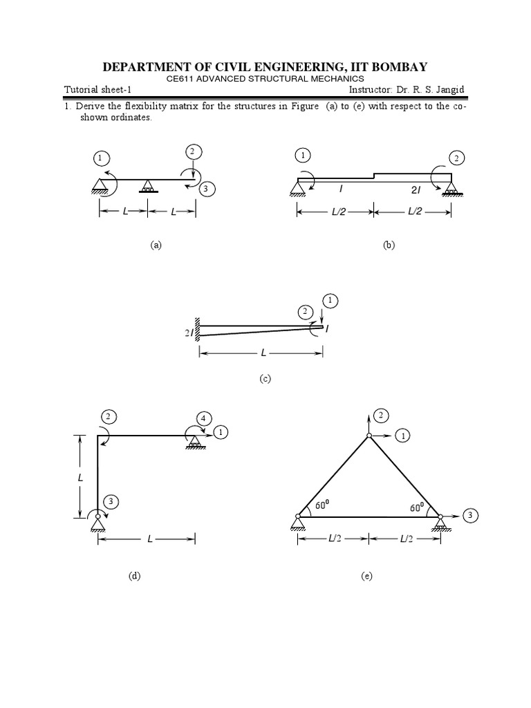 Advanced Structural Mechanics Tutorials | PDF | Beam (Structure ...