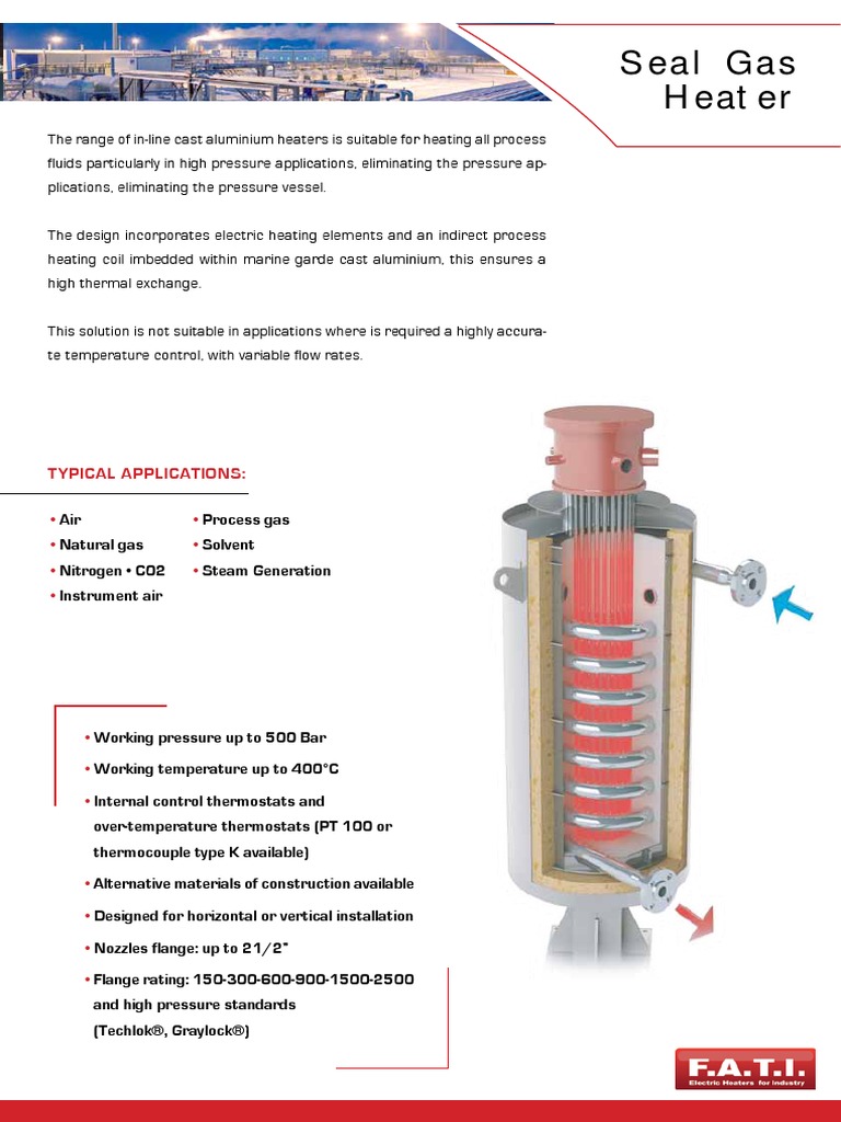 Seal Gas Heater Typical Applications PDF