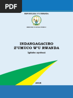 Indangagaciro Z Umuco W U Rwand PDF