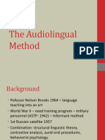 The Audiolingual Method