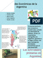 Principales Actividades Económicas en Argentina