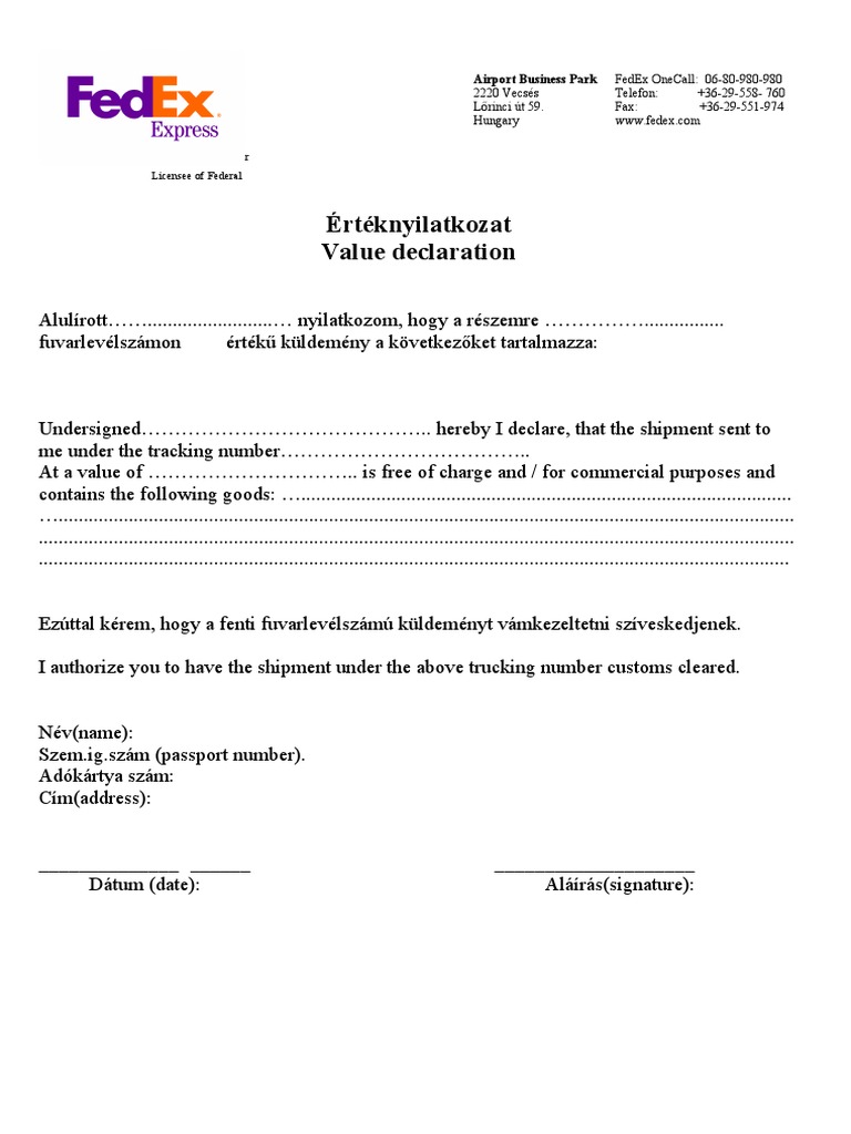 Fed Ex | PDF