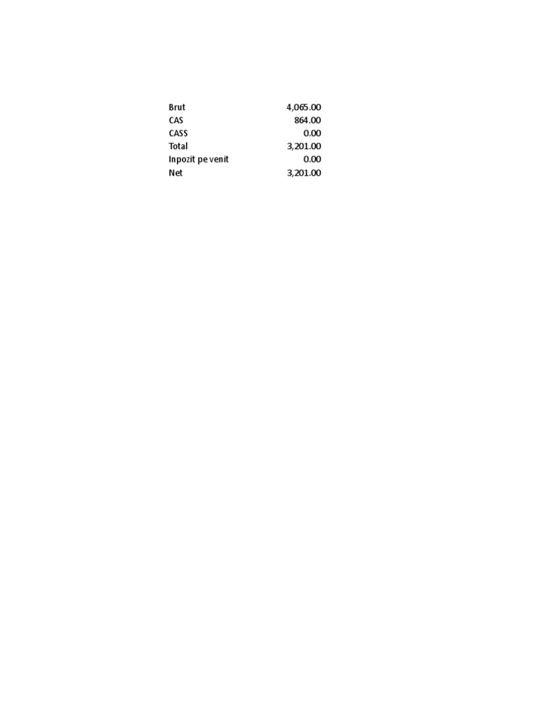 Income and Tax Breakdown Summary | PDF