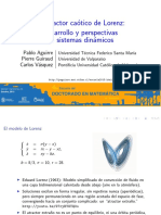 El Atractor Caótico de Lorenz. Desarrollo y Perspectivas en Sistemas Dinámicos PDF