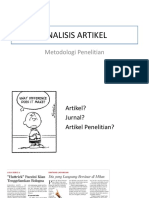 Analisis Artikel