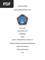 Download TUGAS LAPORAN JAVA by Akira Nata Kinasitha SN40209720 doc pdf