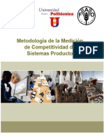 SAGARPA-FAO - Metodología Medición Competitividad PDF