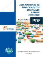 Lista Nacional de Medicamentos LINAME 2018-2020 PDF