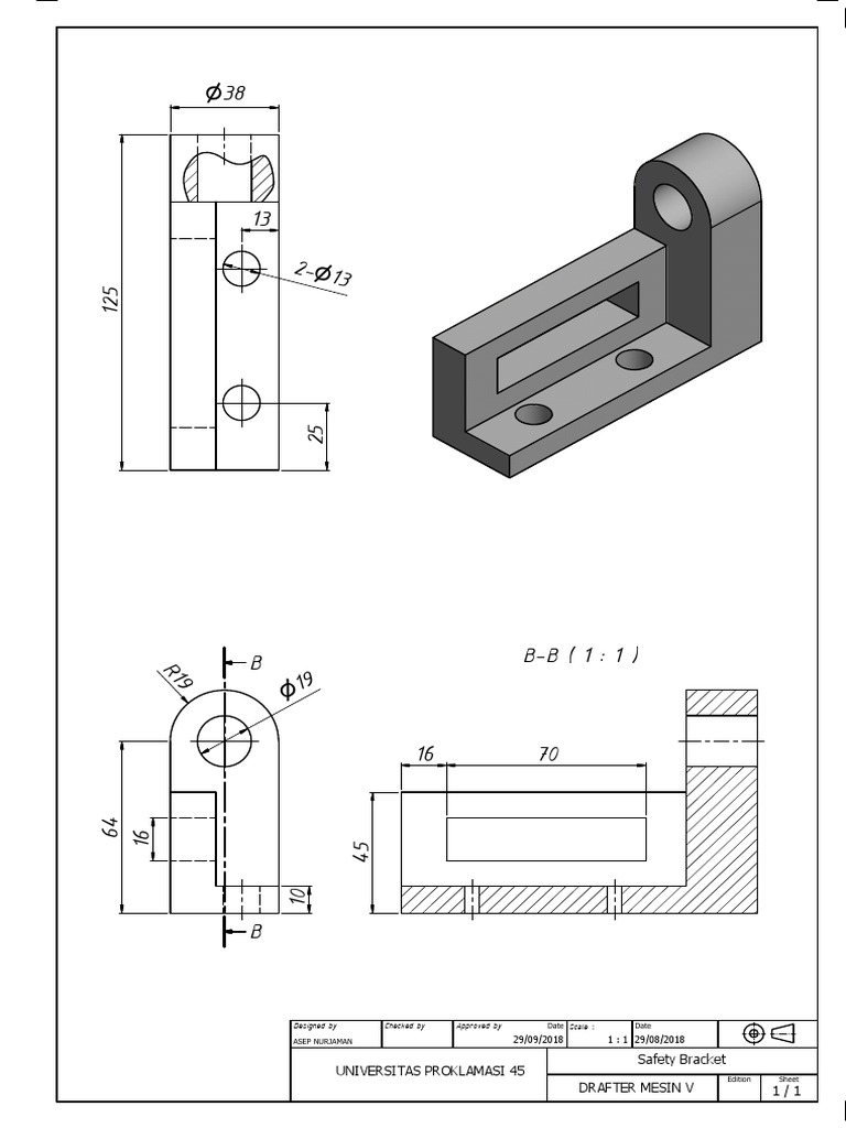 Safety Bracket Design Document | PDF