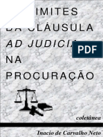 Os Limites Da Cláusula Ad Judicia Na Procuração PDF