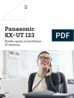 Panasonic KX-UT123 Telefonske Upute