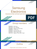 Samsung Electronics: Assessment of Labor and Human Right From ILO Perspective