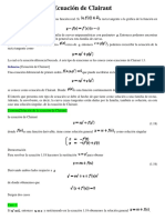Ecuacion de Clairaut PDF