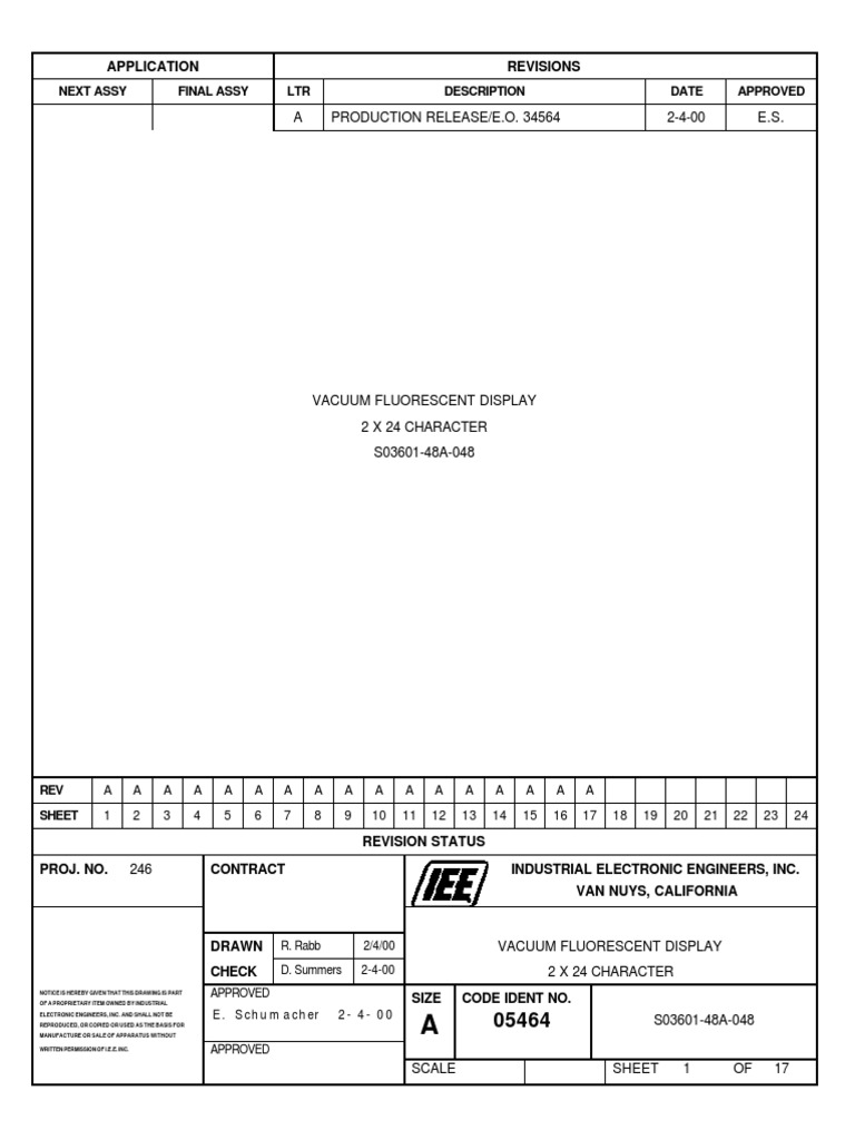 Vacuum Fluorescent Display PDF Vacuum Tube Fluorescent Lamp