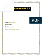 Basic Science CBA 3.3
