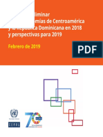 CEPAL-Balance Preliminar de Las Economías de Centroamérica y La República Dominicana en 2018