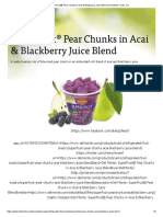 SuperFruit® Pear Chunks in Acai & Blackberry Juice Blend _ Del Monte Foods, Inc_