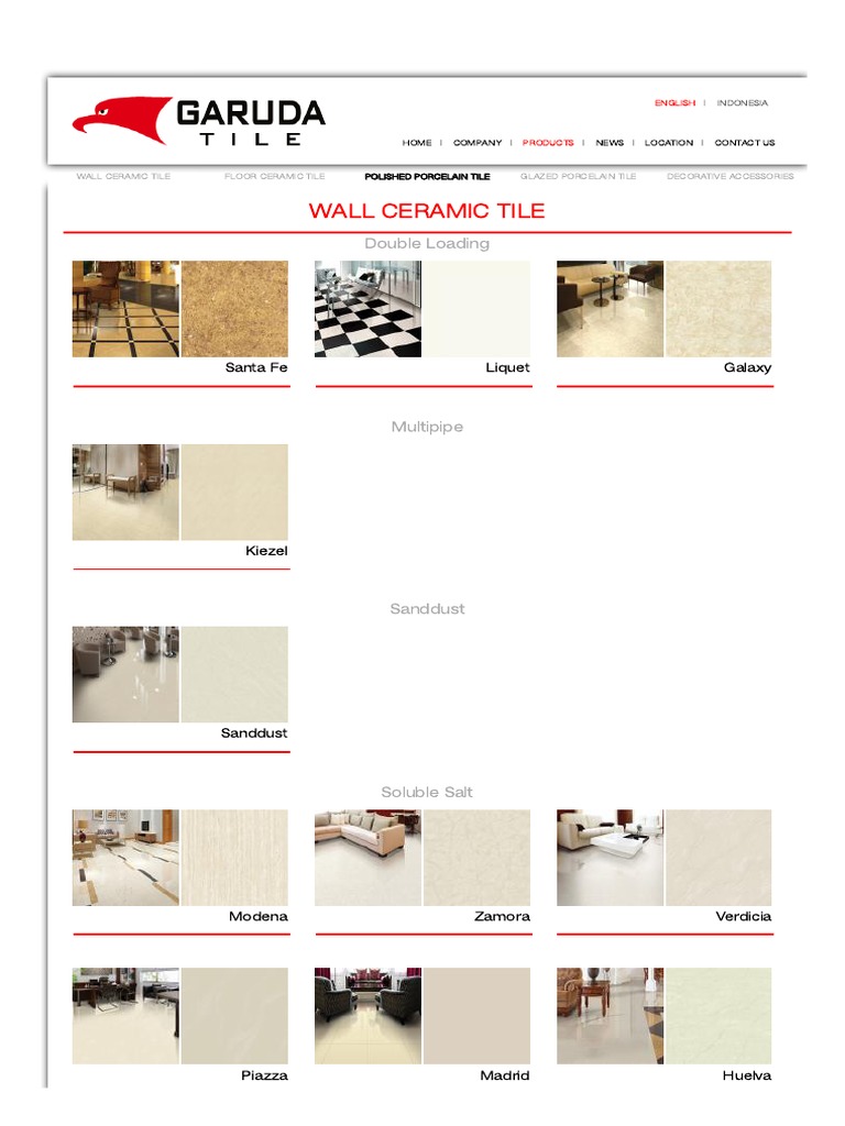 Product Garuda Tile Double Loading Pdf Pdf