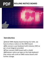 DMD Scrolling Notice Board Display