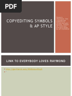 Copy Reading Symbols | PDF | Language Arts & Discipline