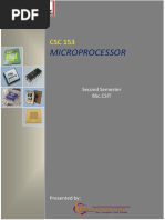 Microprocessor Notes 