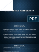 Perhitungan Sumberdaya