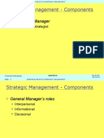 Strategic Management - Components: The General Manager