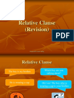 Relative Clause (Revision) : Prepared by Jason Wong