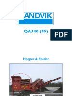 Sandvik QA340 (S5) Feed Hopper and Screening Plant